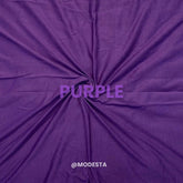 Plain Jersey Hijab - Purple